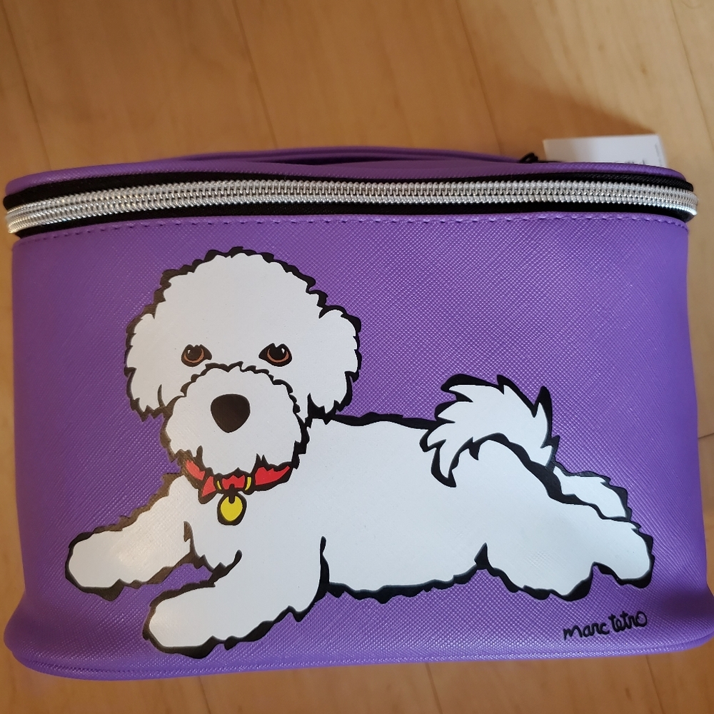Marc Tetro Bichon Cosmetic/Tote/Lunch bag